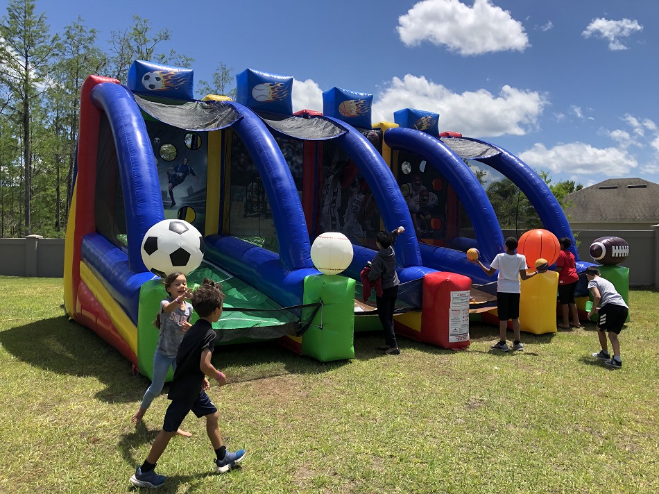 4 in 1 sports game inflatable rental
